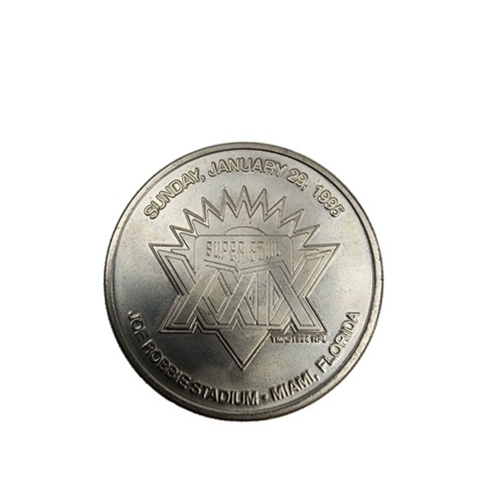 SUPER BOWL XXIX Commemorative Coin January 29 1995 Joe Robbie Stadium Miami